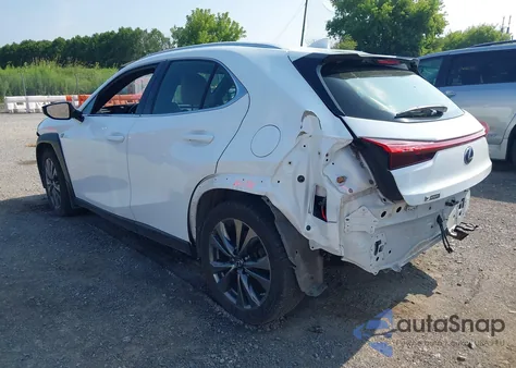 2019 Lexus Ux 250H F Sport z USA, uszkodzony, nr VIN JTHU9JBH6K2016130